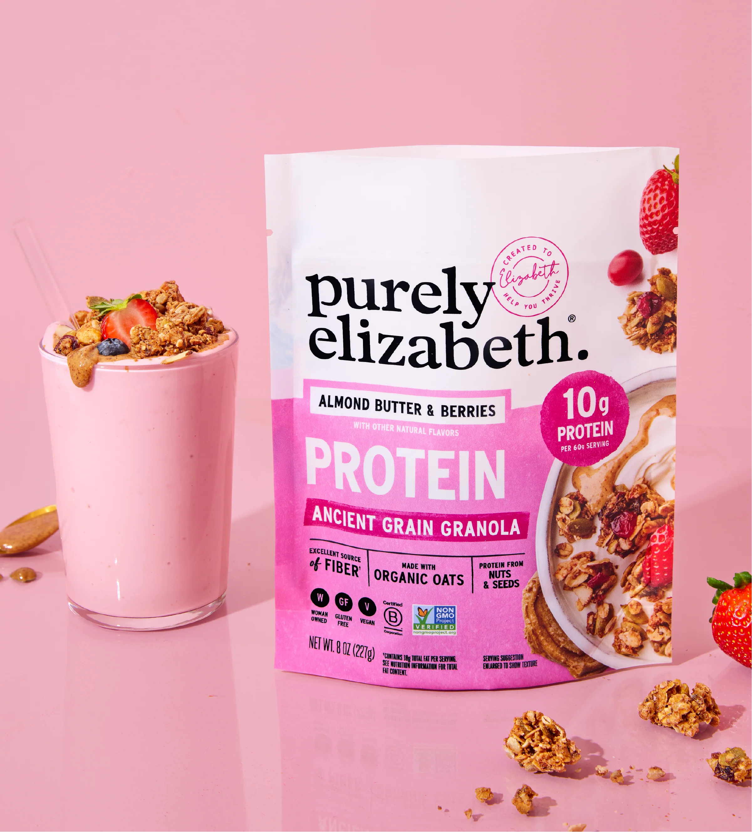 Almond Butter & Berries Protein Granola - Image 3