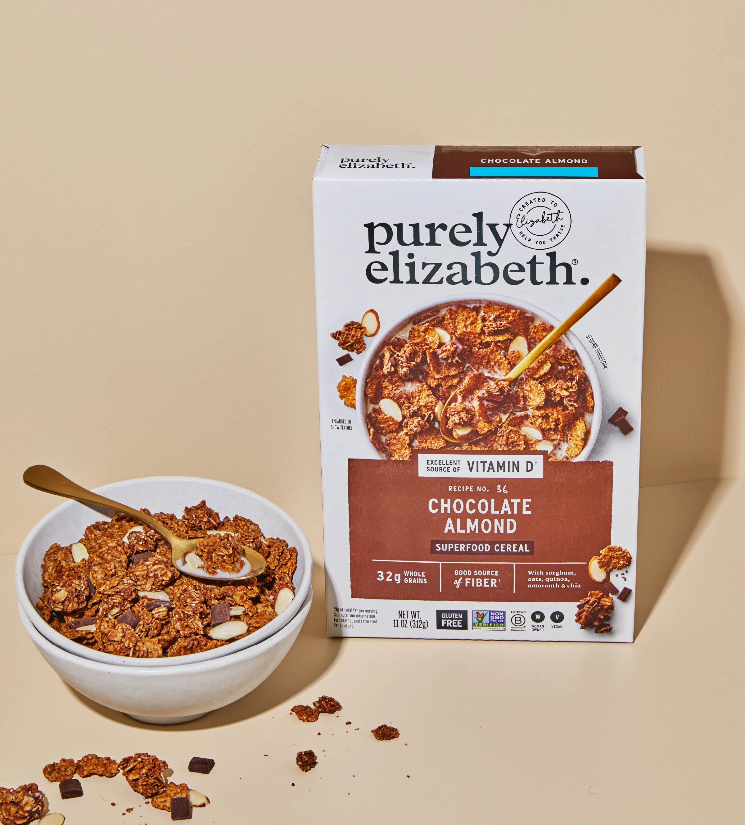 Chocolate Almond Superfood Cereal with Vitamin D - Image 3