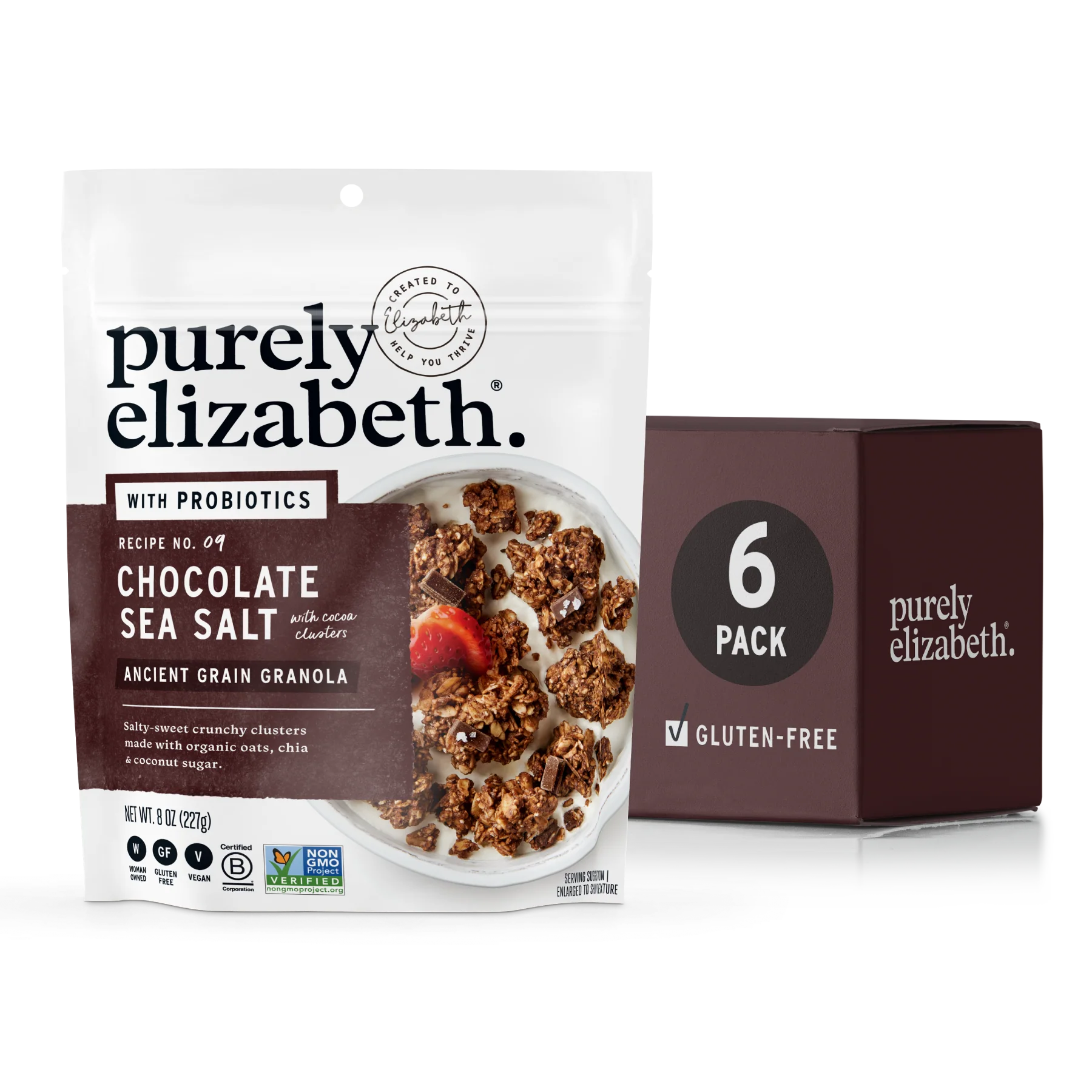 Chocolate Sea Salt Probiotic Ancient Grain Granola - Image 7